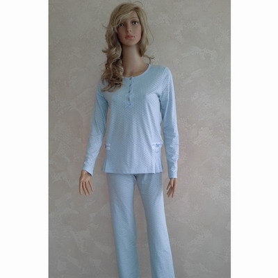 Пижама Blugirl 5001 голубая с брюками